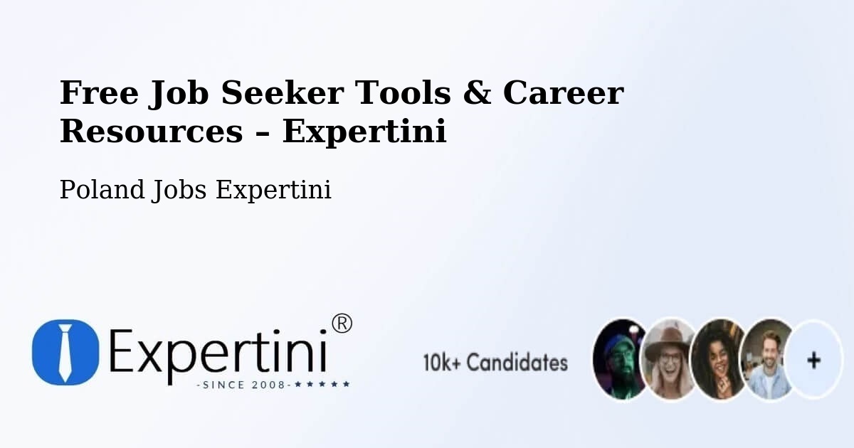 Free Job Seeker Tools & Career Resources – Poznań - Poznań, Poland Jobs Expertini